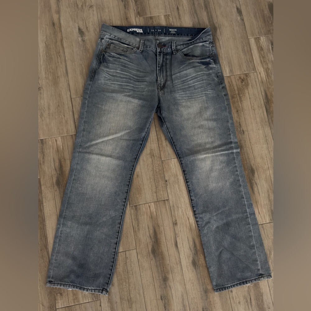 Express Rocco Denim in Classic Blue